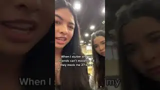 When I stutter Video by .valeriacenteno #shorts