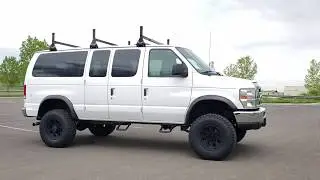 2014 E-350 shorty Timberline Vans 4x4 Conversion and Upfit