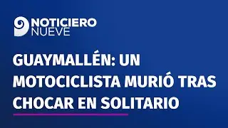Guaymallén: un motociclista murió tras chocar en solitario