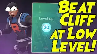 How to Beat Cliff with Beginner Account & Low Level Pokemon (Pokemon GO)