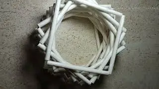 Beautiful Flower Vase Making With Straw | 💐⚱️🏺 @mukta_art_craft @tapuscraft7803 @craft #diy #vase
