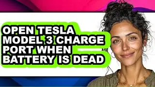 How to Open Tesla Model 3 Charge Port When Battery Is Dead (easy Method)