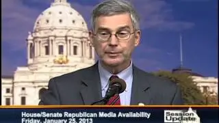 Senate Minority Leader David Hann (R-Eden Prairie) says governor's tax cut is a tax shift