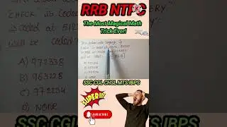 MathsShorts #CompetitiveMaths #MathsQuiz#MathsTricks #SaiRamyasteaching #Aptitude #Reasoning #Shorts