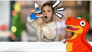 🦖 🚀 Вырезаем ДИНОЗАВРА Из Бумаги 🌈 🦕АЛИСА Дала Новое Задание #динозавризбумаги #мультикидлядетей