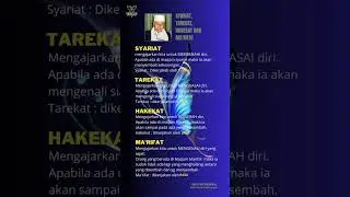 Syariat - Tarekat - Hakekat - Ma'rifat