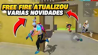 FREE FIRE ATUALIZOU e CHEGOU MUITA NOVIDADE