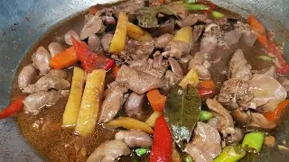 Chicken Liver Igado | Atay ng Manok Recipe | Lutong Pinoy | Mhans Kitchen Atbp