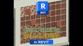 Custom Terracotta Wall Cladding in Revit