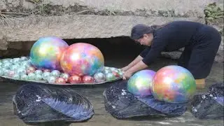 Чудеса океана: Девочка находит бесценную жемчужину внутри изысканной раковины мутировавшей двуств...