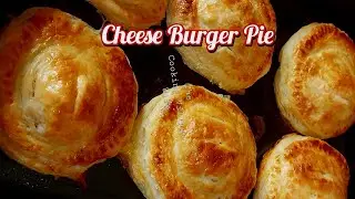 How to make flaky burger pies | Cheese Burger pie recipe