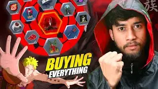 Buying EVERYTHING in Naruto Event  Free Fire 💎😱 Badge99