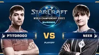 2019 WCS Summer - Round of 16: PtitDrogo (P) vs Neeb (P)
