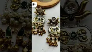 #____# new models Golden German silver oxidized earrings____#____🖤🖤🖤____jewellery__