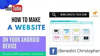 How to build a simple HTML website on 'ANDROID!' 😉