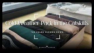 Minimalist pack with me for a cold weather pack in the Catskills | The folds slowed down