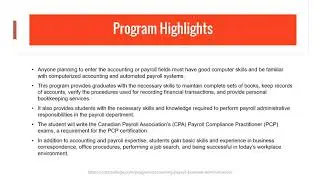 Payroll Administrator Diploma Program