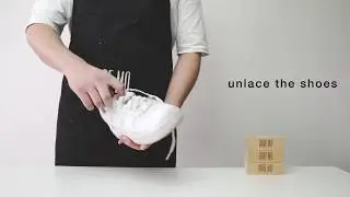 How to clean your sneakers using Shoe Mo shoe cleaner. Easy and breezy.