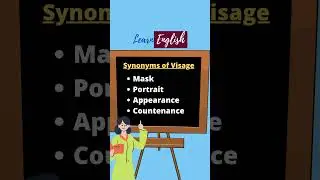 Synonyms of Visage? | Visage का Synonyms? #shorts #learnenglishmeaning #synonyms  #youtubeshorts