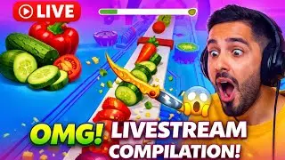 perfect slices vertical live feed game #shortsfeed #verticallivefeed #livestream 😀🥭🍏👋🍋