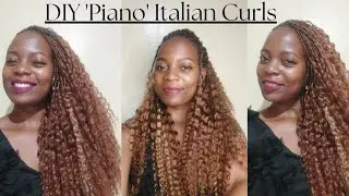 How to braid | DIY Piano Italian curls Tutorial