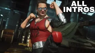MORTAL KOMBAT 11 Johnny Cage All Intro Character Dialogues MK11