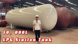 25 Tons 50,000L LPG Gas Station Tank to Vietnam