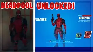 Finally UNLOCKING DEADPOOL Skin In Fortnite Battle Royale! (How To Unlock Deadpool skin!)