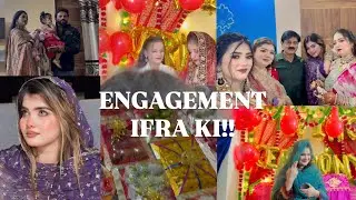 ENGAGEMENT CEREMONY!!IFRA KI ENGAGEMENT!!SAB AAYE EK SATH!!LOGO KA ITNA MILA PYAR!!#youtube #vlog 