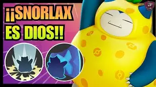 SNORLAX ES DIOS😍MEJORES OBJETOS Y MEDALLAS⭐BUILD SNORLAX EN POKEMONUNITE