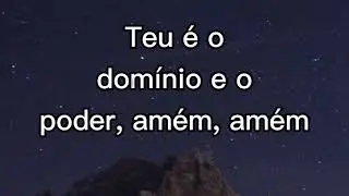 Só tu és Santo playback com letra