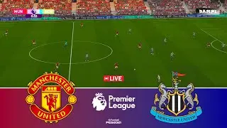 🔴LIVE : Manchester United vs Newcastle United - Premier League 2025/26 - Video Game Simulation