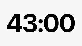 43 Minute Timer