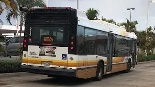 Thebus Honolulu Bus' 214 Nova Bus LFS Route 43 Waiawa