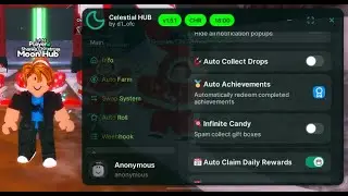 Script Anime Celestial X [THE BEST] | Moon Hub | Infinite Candy, Auto Farm, Auto Trial and more...