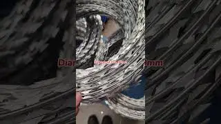 High Zinc Concertina Razor Wire, BTO-22 Galvanized Steel Razor Wire, Perimeter Security Fence Wire