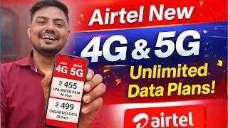 Airtel का सबसे बड़ा धमाका Lqunch New Powerful Plan 🔥 ₹1099 | 84 Days Unlimited 4G/5G Data Offer