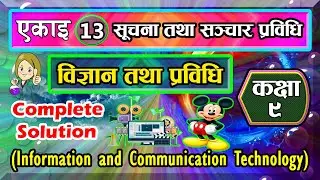 13. class 9 science chapter 13 | Class 9 Information and Communication Technology
