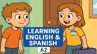 Bilingual Stories for A2 Learners: Learn English & Spanish Through Fun Dialogues 📚🌟🗣️