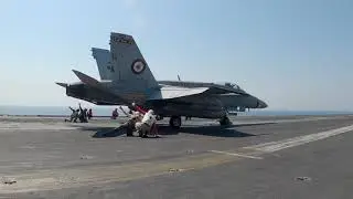 USS Nimitz Carrier Strike Group Joins Operation Inherent Resolve - B-Roll