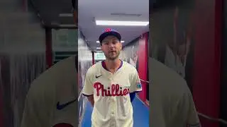 A special message from Trea Turner to Fritz ahead of his baseball competition against Joe DeCamara 👀