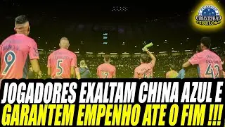 Cruzeiro: grupo exalta China Azul e garante empenho: 