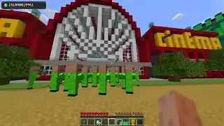 I found hidden billionaire city in village #minecraft #house #gaming #billionaire city