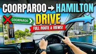 Coorparoo to Hamilton 4k Drive 2023 || #brisbane #australia #queensland #usa #uber #pewdiepie