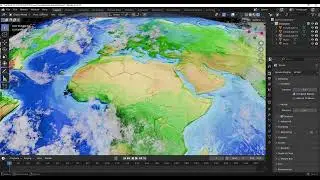 Stylized Earth Made in Blender (Project Access Denied)