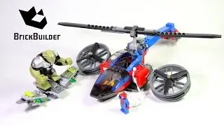 Lego Super Heroes 76016 Spider-Helicopter Rescue - Lego Speed Build