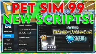 [✨НОВОЕ] Взлом скрипта Pet Simulator 99 | Квесты Auto Farm + самоцветы | Бесплатные игровые пропуски | *РАБОТАЕТ НА ПК*