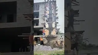 Passing the Load: The Human Chain That Defies Construction Conveyors