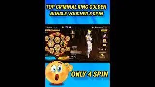 TOP CRIMINAL RING GOLDEN BUNDLE VOUCHER 5 SPIN || EARLY ACCESS EVENT || #SHORT