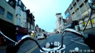 boom trike following a wolf trike in blackpool part 2.